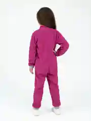 Фуксия флисовый комбинезон. Утенок