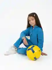 Бирюзовый флисовый комбинезон. Утенок