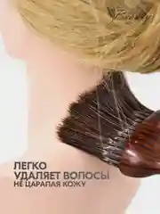 Щетка-сметка с деревянной ручкой Плоская