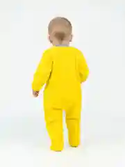 Желтый детский флисовый комбинезон Утенок