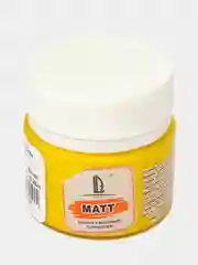 Желтый акриловая краска Luxart Matt, Желтый лимон матовый, 20 мл