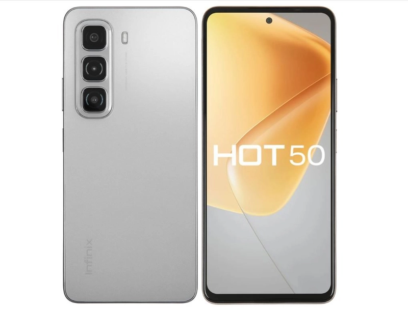 Смартфон Infinix HOT 50 8+256GB Titanium Grey