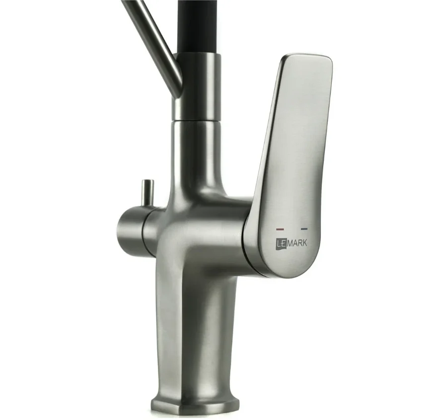 Смеситель Lemark Bronx LM3761GM для кухни