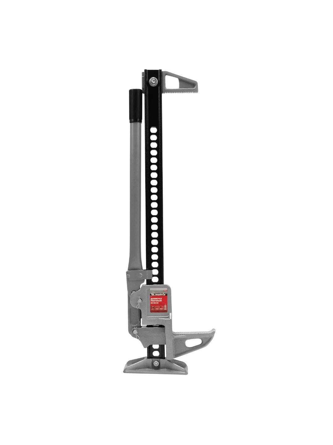 Домкрат реечный, 3 т, h подъема 115-660 мм, High Jack, MATRIX, 505155