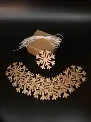 Набор из 10 ёлочных игрушек "Снежинка зима"