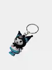 Черный брелок Куроми Kuromi, Лапка, Сквиш для рюкзака и ключей