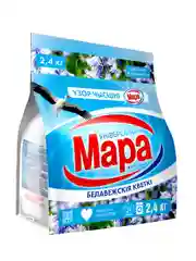 Средство моющее синт. порошкообразное универсальное Мара Белавежскія кветкі автомат,2,4 кг