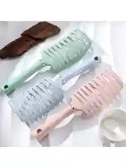 Бирюзовый расческа для волос, массажная, продуваемая
