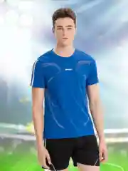Синий спортивная футбольная  форма мужская