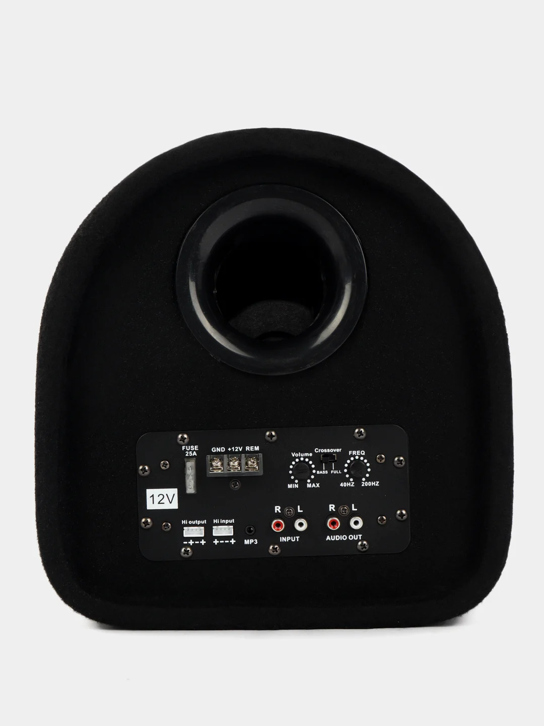 Черный автомоббильный активный сабвуфер Pro.Pioneer 10 дюймов 1600 W