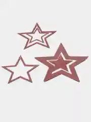 Розовый бумажные объемные снежинки, звезды для новогоднего украшения дома, елки, бумажный декор