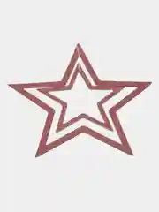 Розовый бумажные объемные снежинки, звезды для новогоднего украшения дома, елки, бумажный декор