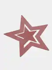 Розовый бумажные объемные снежинки, звезды для новогоднего украшения дома, елки, бумажный декор