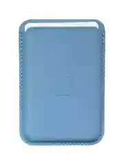 Голубой картхолдер MagSafe Leather Wallet для iPhone