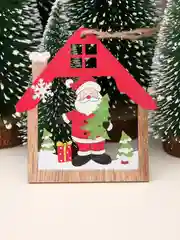 Молочный новогодняя ёлочная игрушка из дерева / подвеска на ёлку / Новый год,  деревянная игрушка