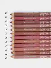 Карандаш-помада для губ Violet waterproof lipstick, с точилкой, 12 номеров на выбор