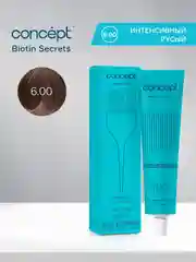 Стойкий краситель Concept Biotin Secrets, 6.00 интенсивный русый, 100 мл