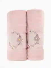 Коралловый полотенца 2в1 в подарочной упаковке.Ткань-махра.Размер-70/140(1шт),45/90(1шт).Турция