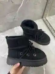 Черный угги женские,  барашки