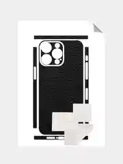 Угольный защитная пленка на iPhone 15 Pro Max под карбон на заднюю часть,под кожу, на зад, назад