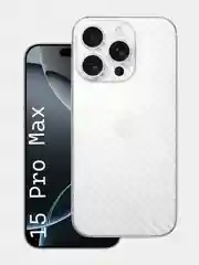 Прозрачный защитная пленка на iPhone 15 Pro Max под карбон на заднюю часть,под кожу, на зад, назад