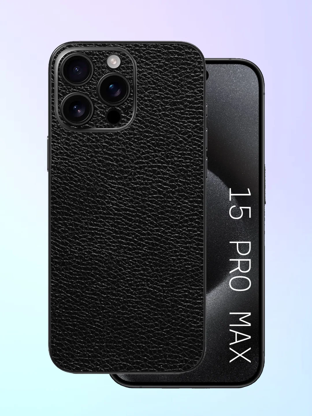 Угольный защитная пленка на iPhone 15 Pro Max под карбон на заднюю часть,под кожу, на зад, назад
