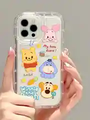 Чехол на iPhone X/XS/XR/11/12/13/14 Pro Max/15 Pro Айфон Про Макс "Винни", прозрачный