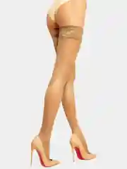 Чулки капроновые Innamore Flirt 40 с кружевной резинкой Daino (лёгкий загар)