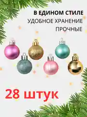 Ледяной елочные игрушки, новогодние украшения на елку, набор 3/4/6/15/16/24 шт