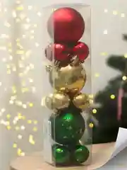 Кораллово-розовый елочные игрушки, новогодние украшения на елку, набор 3/4/6/15/16/24 шт