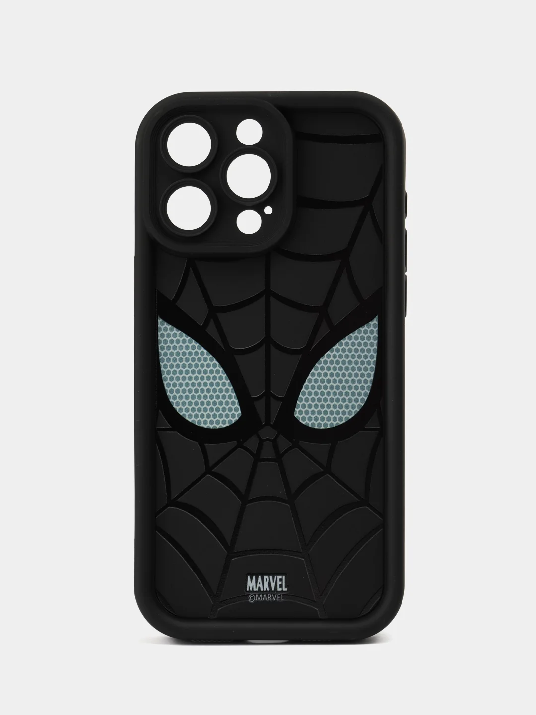 Черный чехол на айфон (iPhone) 11 12 13 14 15 16 Pro Max силиконовый