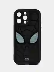 Черный чехол на айфон (iPhone) 11 12 13 14 15 16 Pro Max силиконовый