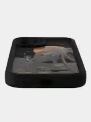 Черный чехол на айфон (iPhone) 11 12 13 14 15 16 Pro Max силиконовый