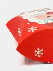 Кораллово-розовый коробки новогодние 5 штук набор . Упаковка подарков
