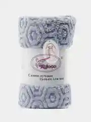 Серый полотенце банное ,Размер - 70/140 ,Состав ткани - микрофибра
