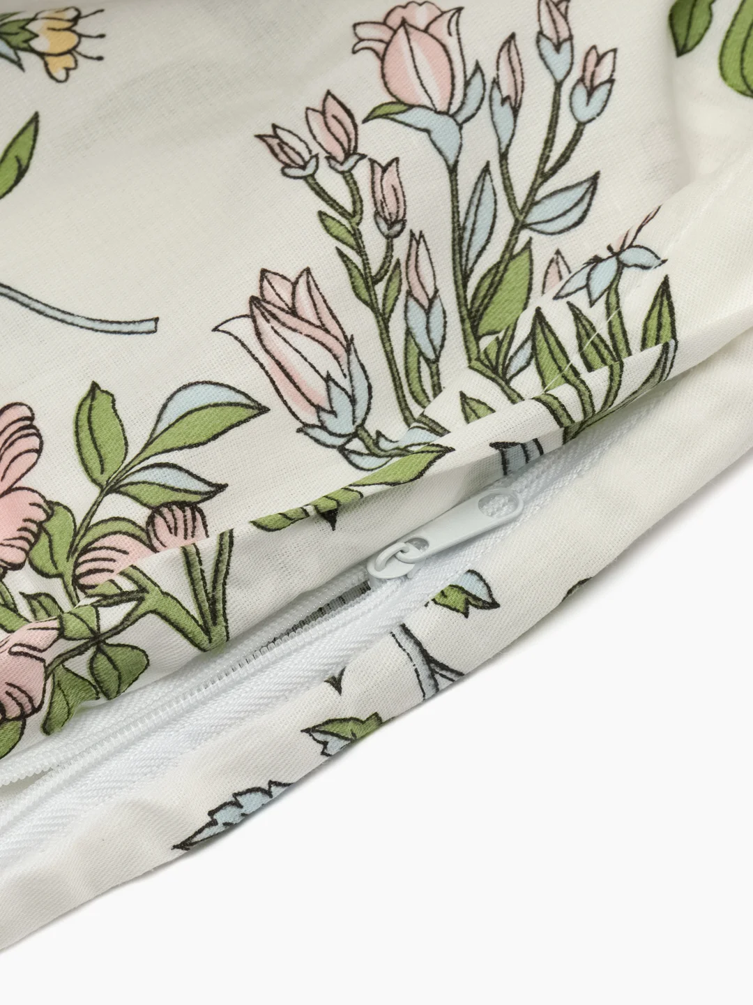 Пододеяльник на молнии сатин Milky Garden "Botany"