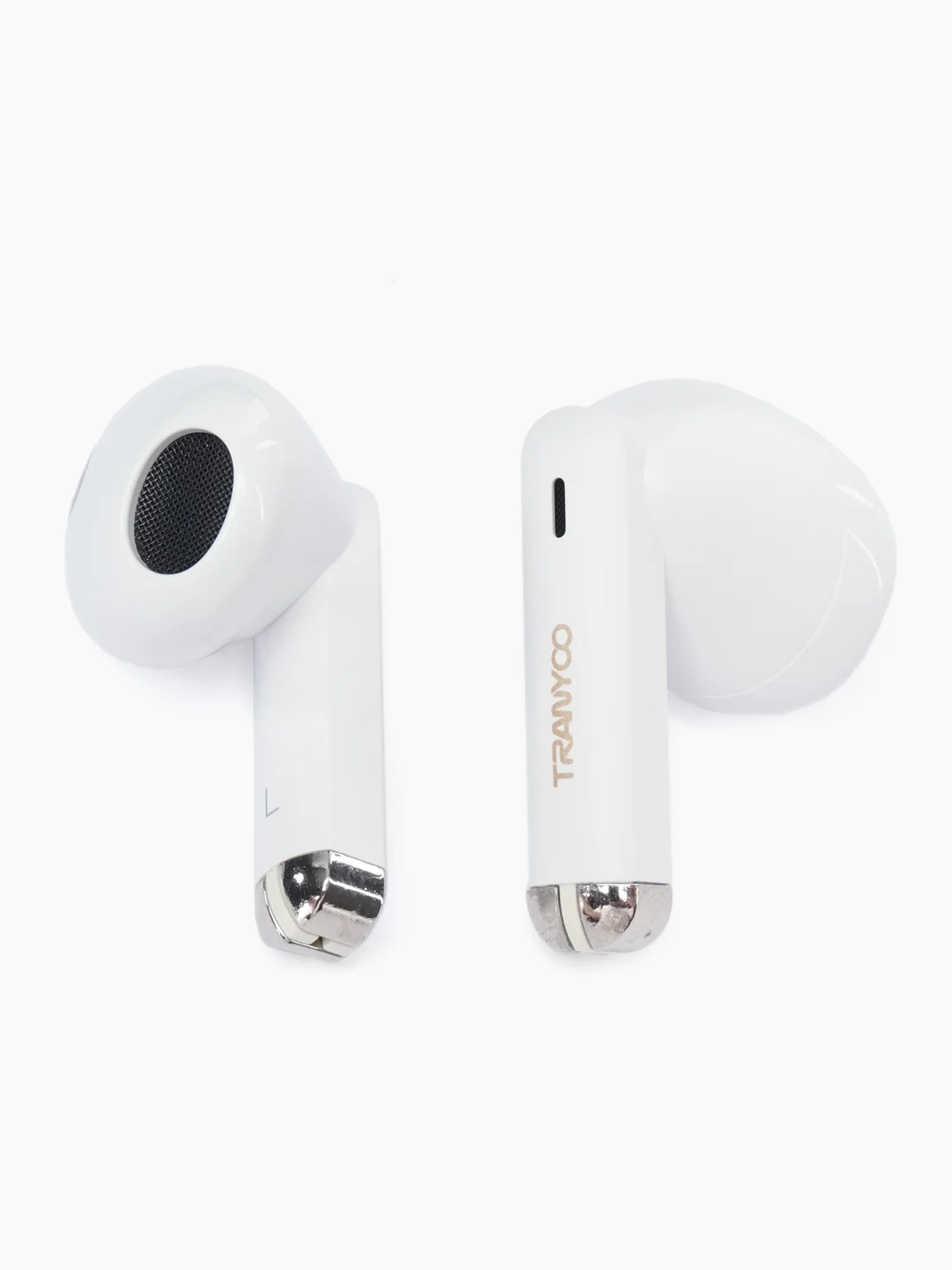 Белый наушники беспроводные TRANYOO Wireless Stereo Earphone TWS, T-M30 "вкладыши"