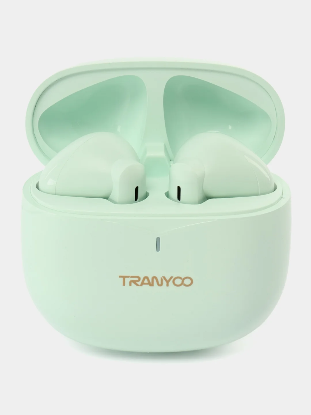 Бирюзовый наушники беспроводные TRANYOO Wireless Stereo Earphone TWS, T-M30 "вкладыши"