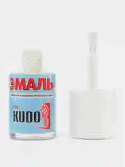 KUDO Эмаль для ванн и керамики с кисточкой, белая, 15 мл