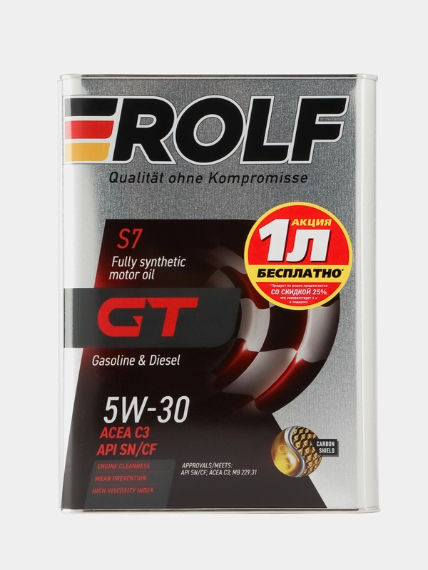 ROLF GT 5W-30 Масло моторное, Синтетическое, C3