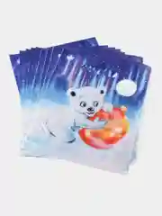 Пакет подарочный Новогодний, 10 шт