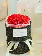 Букет из мыльных роз, 11 роз, со светом