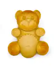Форма силиконовая для выпечки Мишка 16*12.3*3 см, цвет красный