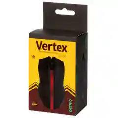Красный мышь беспроводная Perfeo "VERTEX" DPI 1000, USB,