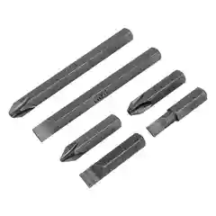Ударная отвертка 1/2", поворотная, набор бит, 6 шт, MATRIX, 11561