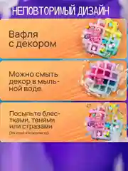Сиреневый игрушки антистресс сквиш лапка Кошачья, лапка большая, котик, орео печенье, мороженное, вафля