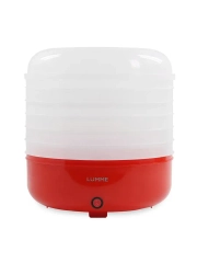 Сушилка для овощей и фруктов LUMME LFD-106 PP диаметр 32 см, 6 съемных поддонов 200 Ватт