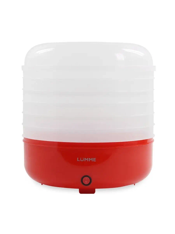 Сушилка для овощей и фруктов LUMME LFD-106 PP диаметр 32 см, 6 съемных поддонов 200 Ватт