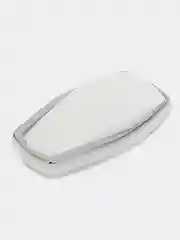 Белый чехол на ключ Geely coolray (джили кулрей) и Geely monjaro (джили монжаро)