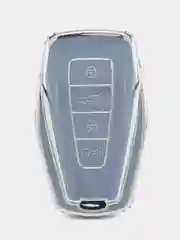 Сиреневый чехол на ключ Geely coolray (джили кулрей) и Geely monjaro (джили монжаро)